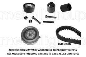 Kit de distribution 160 Dent Pour AUDI A4-A5 Q3-Q5 VW  CADDY-AMAROK SEAT IBIZA IV  1.6TDI 2.0TDI 1.2TDI
