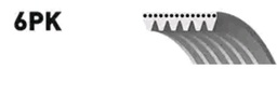[6pk1390] Courroie Bosch 306-206 G.Punto 1.9/2 D